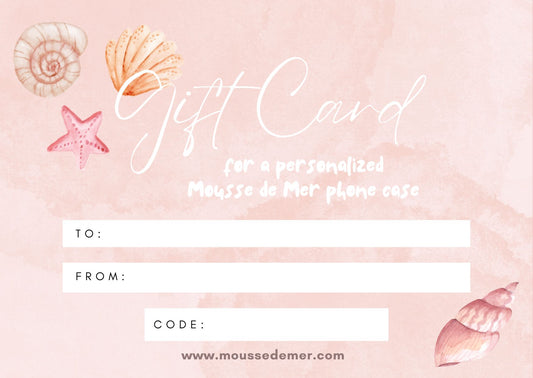 Gift Card – 100% Personalized